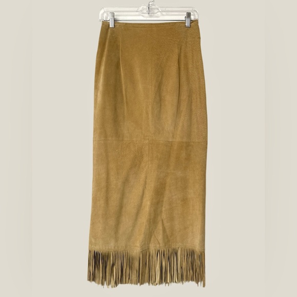 90’s Suede Wrap Skirt // Double D - Picture 2 of 4